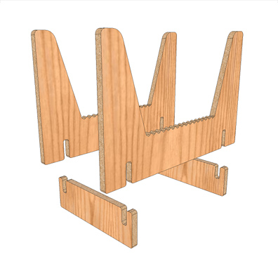 cradle flooring display