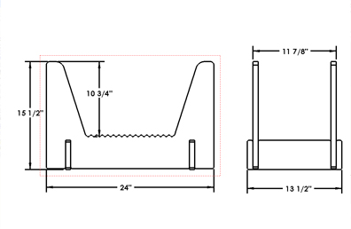 cradle tile and sample board flip display