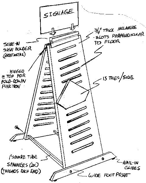 Custom Dual-Sided Tile Displays