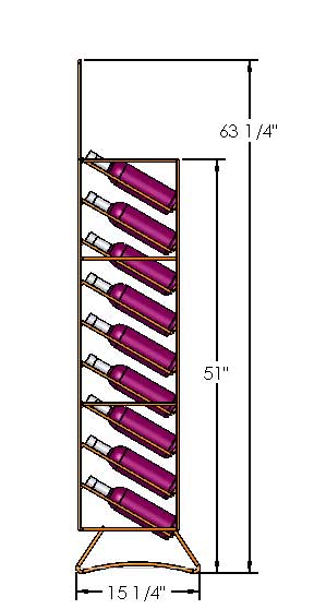 wine rack specs