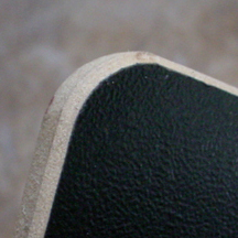 rounded corner front tile sample board