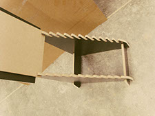 Hardwood Flooring Display, Sample Boards, Wedge Display, Countertop Display