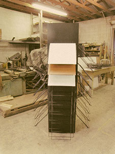 Sample Boards, Rotating Display, wedge display, Flooring Display, flat slab, 