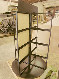 Flooring Display, Waterfall Displays, Wedge Displacount, Wing Displays, Rotating Displays, Sample Boards