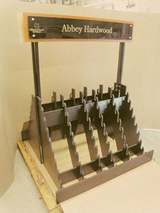 Hardwood Display, Sample Boards, Flooring Display, Countertop Display, Wedge Display