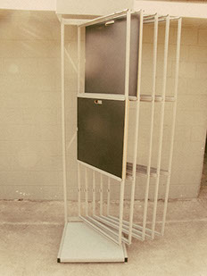 Wing Displays, Rotating Rack, Sample Boards, Wedge Display, Flooring Display, Waterfall Display, 