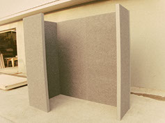 Tradeshow Booths, Flooring Displays, Sample Boards, Countertop Displays, Rotating Displays