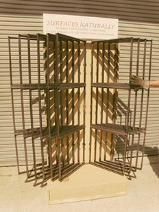 Wing Display, Sample Boards, Flooring Display, Wedge Display, Rack Displays, Tile Displays