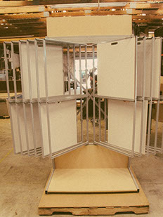 Wing Racks, Flooring Samples, Sample Boards, Wedge Displays, Rotating Racks, Countertop Displays, 